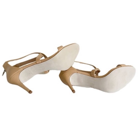 Steven by Steve Madden Ney Heeled Sandal in Nude Leather Sz 10 - Picture 7 of 10